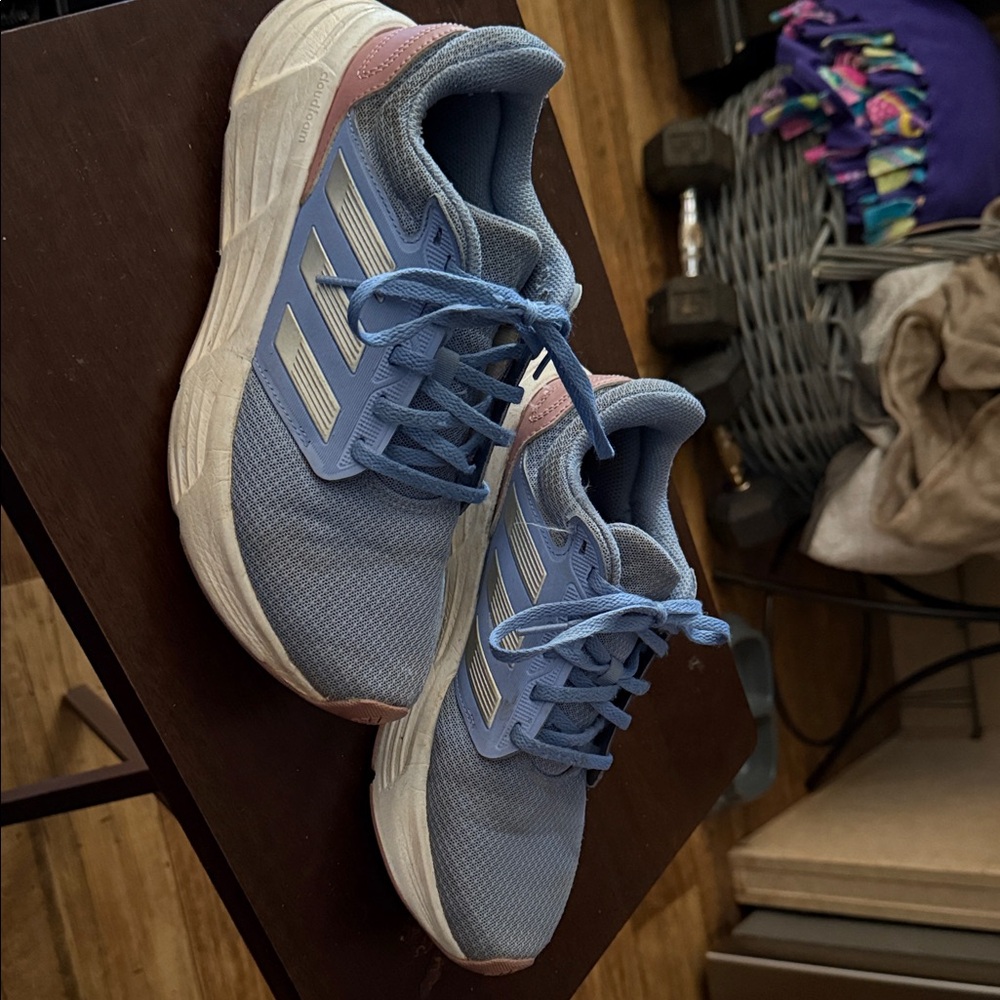 Adidas Women's Athletic Shoes in Blue and Pink
